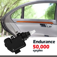 Actionneur de verrouillage centralisé Promata 12V en plastique ABS certifié CE, alarme antivol, étanche IP67, force de 55N, plus de 50 000 cycles de verrouillage