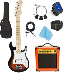 wholesale children guitar 30 Inch Guitar kit with good 10 watt amplifier distribute