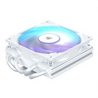 FEZCOOL C904-X37 Refroidisseur CPU à poussée 4 caloducs Tout-en-un à roulement fluide Contrôle intelligent de la température pour configurations ITX ARGB