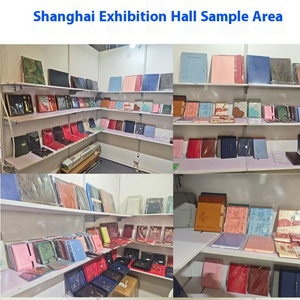 Taccuino all'ingrosso Logo stampabile personalizzato in morbida pelle A3 con copertina rigida per riunioni d'affari da cucire con filo spessito - Product Image 4