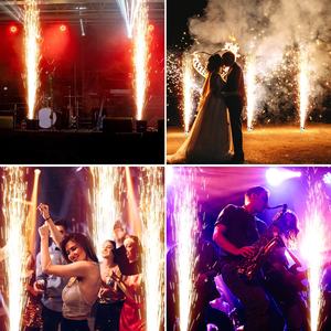 Machine à effets pyrotechniques spéciale mariage UKING 700W, machine à fontaine à étincelles froides LED RVB pour spectacle, fête, événement, performance DJ - Product Image 6
