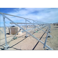 Structure de montage solaire au sol à vis de fondation, fournie par l'usine, support de fixation photovoltaïque à inclinaison réglable