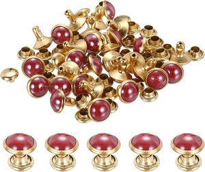 PATIKIL Mm Turquoise – Kits de rivets rapides, rivets à double capuchon pour le cuir, pour la fabrication artisanale et la réparation - Product Image 1