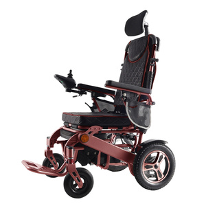 <span class=keywords><strong>Fauteuil</strong></span> roulant médical électrique inclinable et réglable en aluminium de qualité supérieure pour personnes âgées - Product Image 5