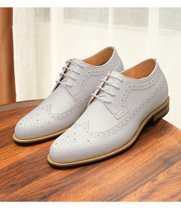 Nouvelles Chaussures Habillées Tendance et Élégantes en Cuir Véritable, Fabriquées en Cuir de Vachette Pleine Fleur du Royaume-Uni, Grandes Tailles - Product Image 6