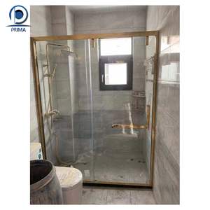 <span class=keywords><strong>Pare</strong></span>-douche noir et <span class=keywords><strong>blanc</strong></span>, boîtier de douche facile à nettoyer, sécurité de la salle humide, écran de bain <span class=keywords><strong>blanc</strong></span> - Product Image 4