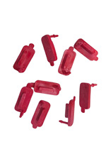 21*9.5mm 2-en-1 étanche à la poussière USB Plug Accessoires Type-C et USB-A Silicone Plug Rubber Products