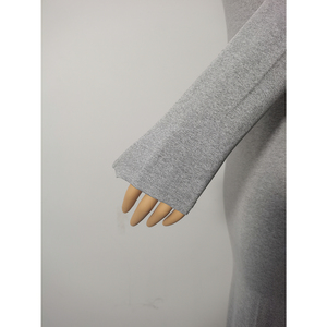 Abito Elegante Aderente Personalizzato, <span class=keywords><strong>Vestito</strong></span> Basic <span class=keywords><strong>Nero</strong></span> da Donna per il Tempo Libero, Abiti a Maniche Lunghe - Product Image 3