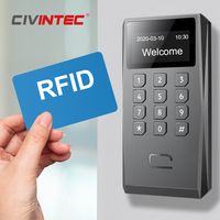 Lector de Control de Acceso Autónomo CK5 OSDP Wiegand IP65 con Teclado, RFID, NFC, BLE, Identificación Móvil y Pantalla OLED de 2.4 Pulgadas