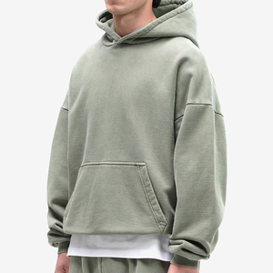 <span class=keywords><strong>Felpa</strong></span> con cappuccio <span class=keywords><strong>verde</strong></span> oliva Kapuze <span class=keywords><strong>oversize</strong></span> <span class=keywords><strong>felpa</strong></span> con tasca anteriore rilassata Casual Streetwear Pullover - Product Image 2