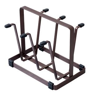 Ripai Glass Cup Holder <b>Iron</b> Frame 2 Cup Storage Rack Kitchen Countertop Organizer Living Room Storage - Product Image 4