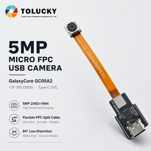 โมดูลกล้อง OEM 5MP GC05A2 USB Type-C เซ็นเซอร์ BSI ขนาด 1/5 นิ้ว บอร์ด FPC แบบยืดหยุ่น สำหรับการประมวลผลภาพแบบฝังตัวตามความต้องการ - Product Image 1