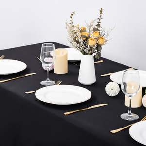 Nappes de table en polyester 100% multicolores de qualité supérieure en gros, nappes de mariage pour hôtel, fête de mariage, pique-nique - Product Image 2