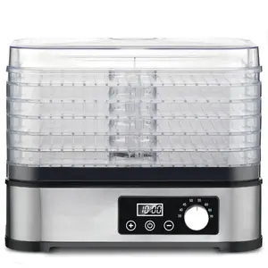 Küche zu Hause verwenden Edelstahl Lebensmittel Dehydrator 6-10 Tabletts Gemüse Lebensmittel Obst trockner Dehydrator