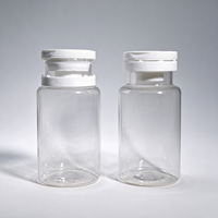 Bouteille en plastique PET à sertir pour pilules avec bouchon déshydratant intégré, emballage vide pour capsules de médicaments – Vente en gros