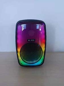 ML-1619 nouveau plein écran coloré écran LED <span class=keywords><strong>flamme</strong></span> lumière rvb couleur sans fil BT haut-parleur extérieur karaoké Portable Microphone - Product Image 2