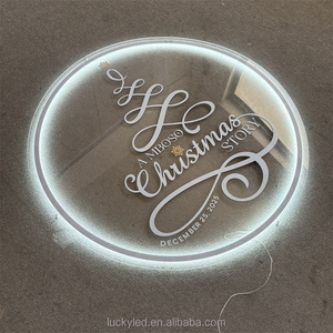 Signes de lettres en métal doré logo acrylique 3d lettres de canal Led personnalisées enseignes rétroéclairées Bar Bureau Salon de beauté événement publicité murale - Product Image 2