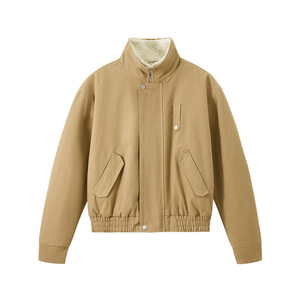 <span class=keywords><strong>Veste</strong></span> unisexe en maille polaire unie pour l'hiver, style vintage, <span class=keywords><strong>tendance</strong></span>, polyvalente, avec fermeture éclair imprimée et logo, coupe-vent, directement du fabricant - Product Image 4