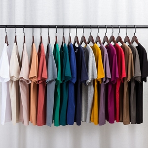 T-shirts vierges en coton 100% de haute qualité pour la vente en gros, T-shirts surdimensionnés épais pour impression personnalisée, T-shirt homme col rond - Product Image 4