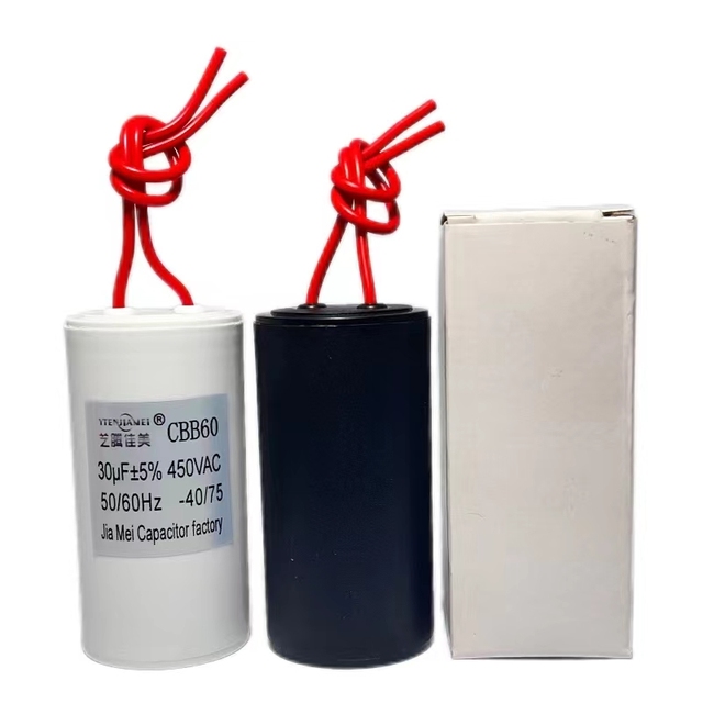 CBB60 AC Capacitor 450V 30uf Motor Water Pump Air Compressor General Purpose Working Capacitor