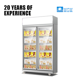 <span class=keywords><strong>Refrigerador</strong></span> Vertical Comercial de Alta Calidad con <span class=keywords><strong>2</strong></span> <span class=keywords><strong>Puertas</strong></span> para Alimentos Congelados, Helados y Congelados - Product Image 1