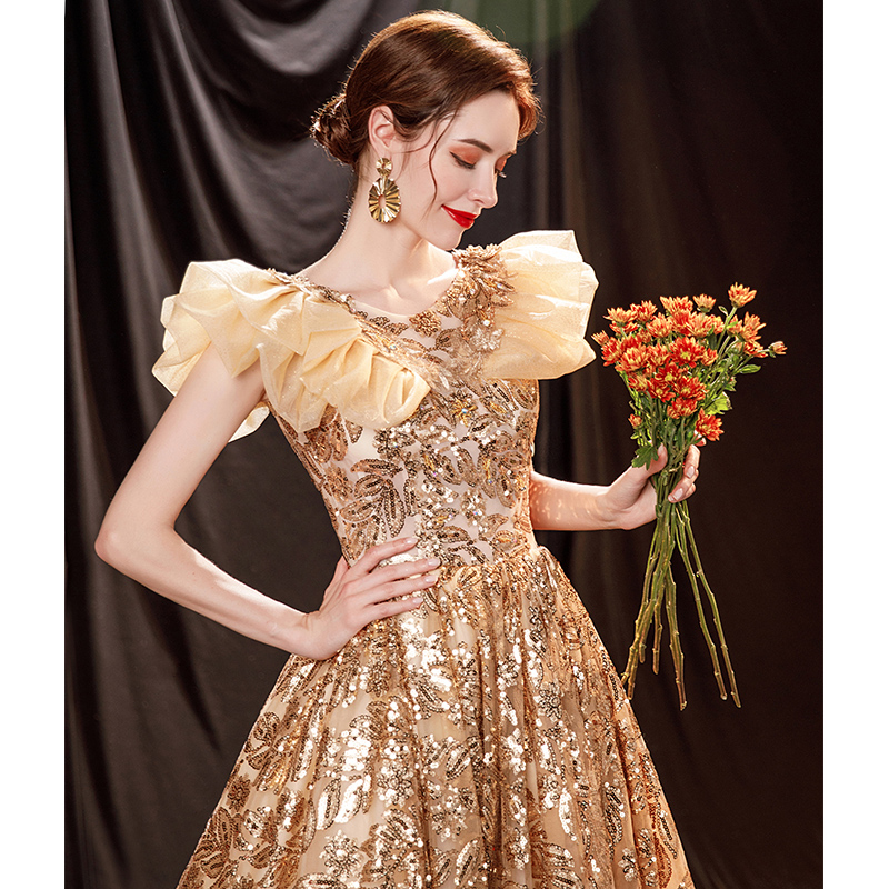 Beautiful Wholesale chiffon gold dress For Special Occasions - Alibaba.com