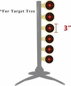 Pegatinas <span class=keywords><strong>de</strong></span> objetivo salpicado tiro adhesivo con impacto amarillo fluorescente para pistola BB pistola <span class=keywords><strong>de</strong></span> pellets Airsoft <span class=keywords><strong>Rifle</strong></span> práctica <span class=keywords><strong>de</strong></span> tiro - Product Image 2