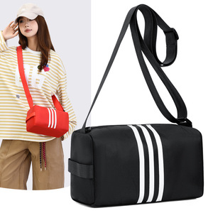 Crossbody Sports Bag Women Oxford Cloth Shoulder Bag Durable Zipper Closure Horizontal Square Design For Everyday Use - Product Image 1
