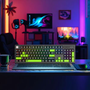 <span class=keywords><strong>Teclado</strong></span> Mecánico para Juegos <span class=keywords><strong>Havit</strong></span> KB893L de 104 Teclas con Interruptores Azules, Retroiluminación RGB para Computadora de Escritorio, Tableta y Portátil - Product Image 2