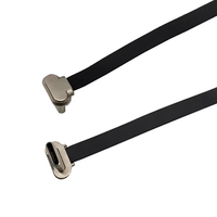 Cable Plano Flexible FPC de Longitud Personalizada, Cable de Datos de Carga USB Tipo-C Corto de Ángulo Recto para Banco de Energía de Teléfono Móvil, PCB