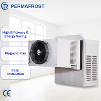 Compresseur frigorifique tout-en-un 3-6 CV à spirale/à vis -40~+15°C Écologique Personnalisable Surface Pompe automatique Engrenage