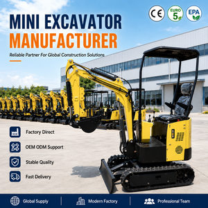จัดส่งฟรี รถขุดขนาดเล็ก 2.5 ตัน แบบตีนตะขาบ รองรับโลโก้สีตามแบบ OEM สนับสนุนตัวแทนจำหน่าย โปรแกรมจัดหาและจัดซื้อ - Product Image 1