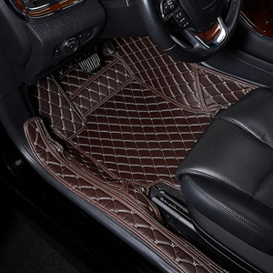 แผ่นรองพื้นรถยนต์หนังกันน้ำดีไซน์ใหม่สำหรับอัลเมร่า/ออริออน ทำความสะอาดง่าย ทนทาน ครบชุด - Product Image 6