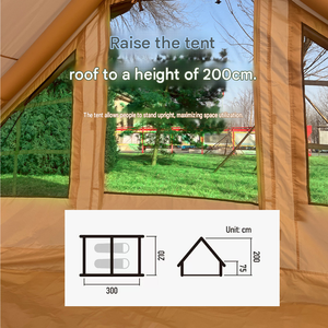 Tente de <span class=keywords><strong>camping</strong></span> gonflable pliable, grande capacité, <span class=keywords><strong>anti</strong></span>-moustiques, ventilée, best-seller, pour usage familial en extérieur - Product Image 5