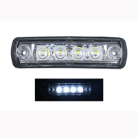 Nouvelle lampe de signalisation de toit intérieure pour camion 12V 24V 4 LED, lampe de signalisation supérieure pour caisse de chargement, feu de gabarit latéral de sécurité pour remorque