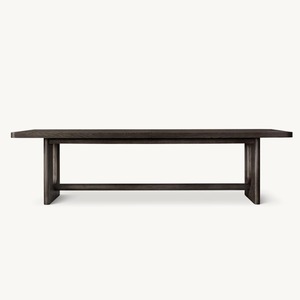 <span class=keywords><strong>Mesa</strong></span> de Comedor Rectangular Extensible de <span class=keywords><strong>Madera</strong></span> Maciza de Roble Negro para Interiores - Product Image 2