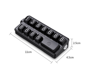 Número de <span class=keywords><strong>Teléfono</strong></span> <span class=keywords><strong>Temporal</strong></span> para Matrícula de Coche, Señal de Estacionamiento <span class=keywords><strong>Temporal</strong></span>, Tarjeta de Estacionamiento con Número de <span class=keywords><strong>Teléfono</strong></span>, Martillo de Seguridad - Product Image 6