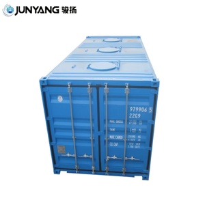 ตู้คอนเทนเนอร์เหล็กคอร์เทนขนาด 20 ฟุต พร้อมประตูปล่อยสินค้าที่ปลาย สำหรับขนส่งธัญพืช ตู้คอนเทนเนอร์แห้งมือสองสภาพดี - Product Image 5