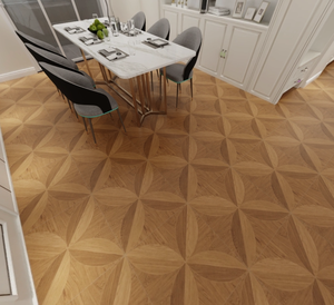 Carrelage en porcelaine imitation parquet en noyer rétro, 600 x 600 mm, finition mate, antidérapant, pour la décoration <span class=keywords><strong>de</strong></span> la cuisine, <span class=keywords><strong>de</strong></span> la salle <span class=keywords><strong>de</strong></span> bain et des pièces - Product Image 5
