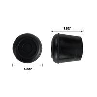 Embout de jambe en caoutchouc non marquant de 1-1/4 pouce, noir |   Protection contre les rayures au sol pour chaises et tabourets |   Protection des sols et des surfaces