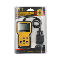 Escáner de Automóviles V310 OBD2 12V 24V para Motor de Automóvil y Camión J1939 J1587 J1708 OBD 2 II Lector de Códigos de Diagnóstico, Herramientas de Diagnóstico para Automóviles