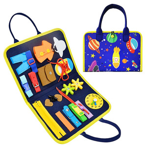 Jouets de bricolage pour l'éducation de la petite <span class=keywords><strong>enfance</strong></span>, marchandises <span class=keywords><strong>d</strong></span>'inventaire, planches en feutre, nombreuses activités, cartables occupés - Product Image 6