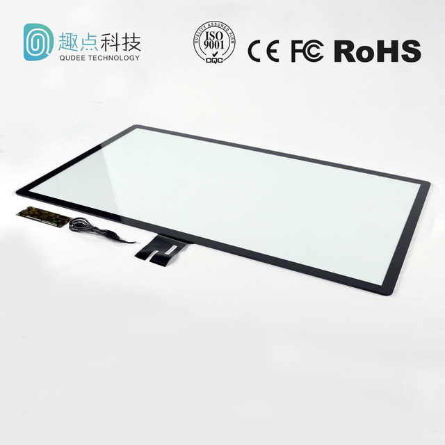 55 Inch Projected Capacitive Touch Screen Overlay Kit Multi Touch USB RS232 for Outdoor Digital Signage