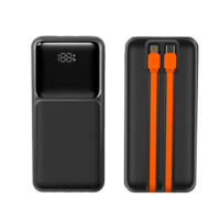 NOUVEAU Pack de batterie Chargeurs portables ultra minces 10000 Mah PD Câble USB C Pack de batterie polymère de grande capacité avec écran LED