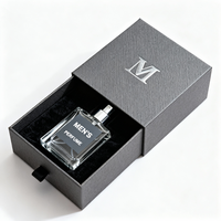 Boîte cadeau miniature personnalisée en gros pour flacons de parfum, boîte rigide de haute qualité, encre à base de soja haut de gamme, fermeture magnétique, ruban, revêtement UV