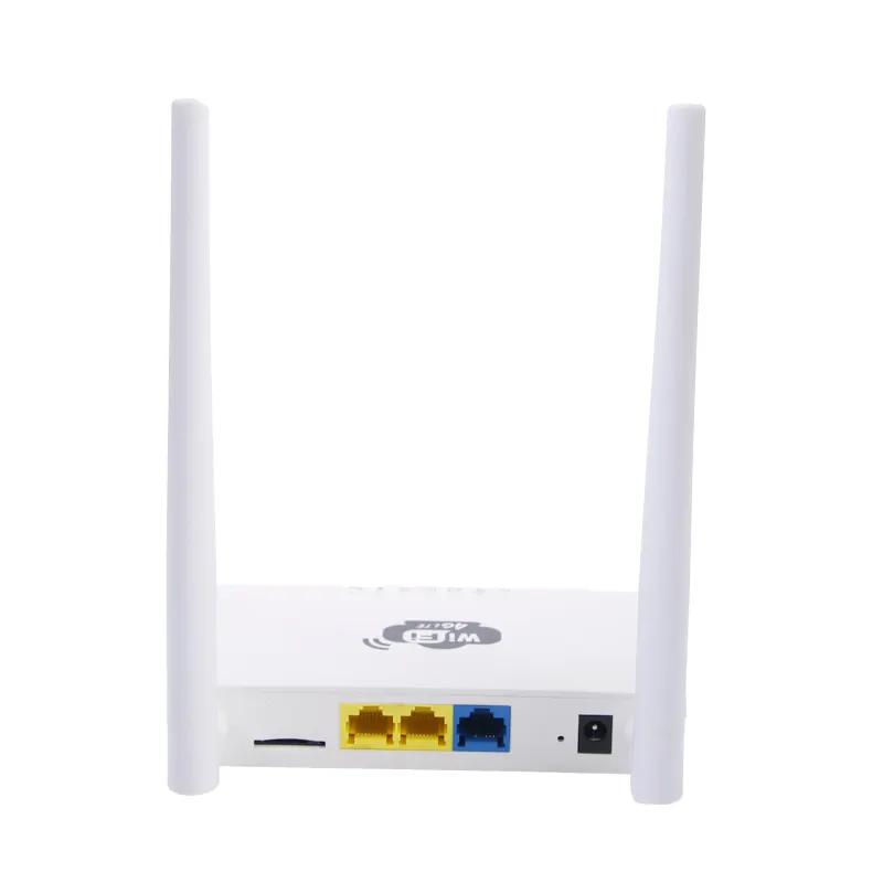 Precio al por mayor de fábrica Versión DE LA UE EE. UU. Antena Wifi Router 4G Lte y ranura para tarjeta Sim Modem Router