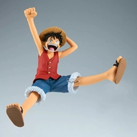 Figura Coleccionable de Anime de PVC y ABS a Escala 1/12 de Monkey D. Luffy, Licenciada por Banpresto, Decoración de Escritorio, Regalo para Fans