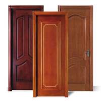 Porte intérieure en bois massif de chêne de haute qualité, résistante à l'humidité, insonorisée, design contemporain pour chambre à coucher, salle de bain, hôtel, utilisation 5