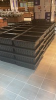 Supermarkt Lichte Displaystandaard Plastic Groente-En Fruitmand Gemakkelijk Opbergrek