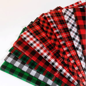 High end 17g Customizable plaid tissue <b>paper</b> Clothing Gift <b>Wrapping</b> <b>Paper</b> Flower Gift <b>Wrapping</b> <b>Paper</b> Recyclable - Product Image 1